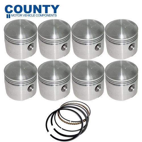 Piston & Ring Set +060" FOR Daimler 250 SP250 Dart 2.5 Litre V8 1959-1969