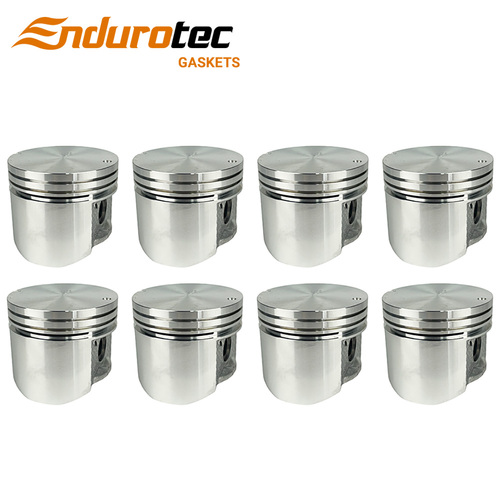 Flat Top Piston Set STD FOR Holden 253 4.2L Red Blue Black V8 1969-1985