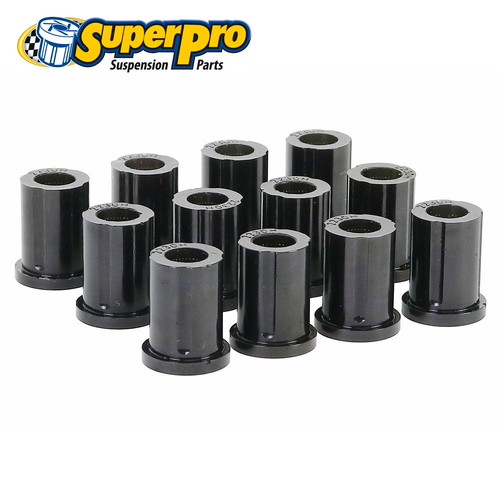 SuperPro Leaf Spring Bush Kit - Front + Rear, Heavy Duty FOR Landcruiser 40 Series KIT020HK