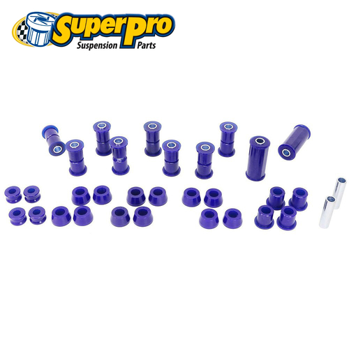 SuperPro Leaf Spring Bush Kit - Front + Rear FOR Land Rover 88/109 KIT041K