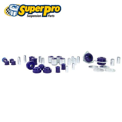 SuperPro Radius Arms + Panhard Rods Bush Kit - Front + Rear, Caster Correction FOR Land Rover Defender 98-16 KIT043CADJK