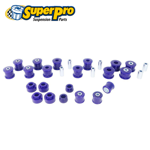 SuperPro Radius Arms + Panhard Rods Bush Kit - Front + Rear FOR Patrol GQ/Maverick DA KIT059K