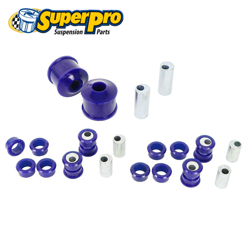 SuperPro Suspension Bush Kit - Front + Rear, Double Offset FOR Nissan S13/S14/S15 KIT116K