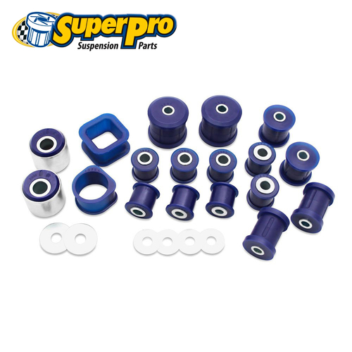 SuperPro Enhancement Bush Kit - Front + Rear, Double Offset FOR WRX/Impreza 01-07 KIT120K