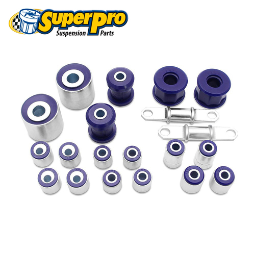 SuperPro Alignment Bush Kit - Front + Rear, Double Offset FOR Focus Mk2/Mazda3 BK, BL KIT170K