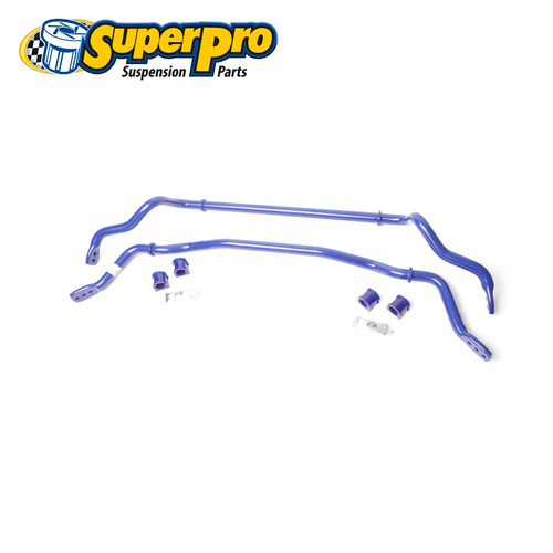 SuperPro Sway Bar Kit 27mm Front Adj + 27mm Rear Adj FOR EVO X RC0007-KIT