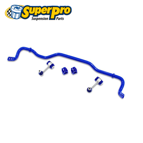 SuperPro Sway Bar H/Duty 2-Point Blade Adj + Link Kit 22mm - Rear FOR A3/Golf Mk7 RC0052RZ-22KIT