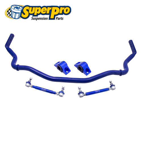 SuperPro Sway Bar H/Duty Hollow 3-Point Blade Adj 35mm - Front FOR Mustang 2015+ RC0074FHZ-35