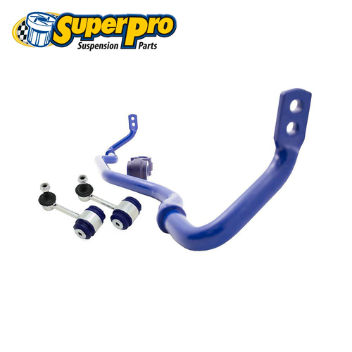 SuperPro Sway Bar H/Duty 2-Point Blade Adj 22mm + Link Kit - Rear FOR Audi RS3 8V RC0085RZ-22KIT