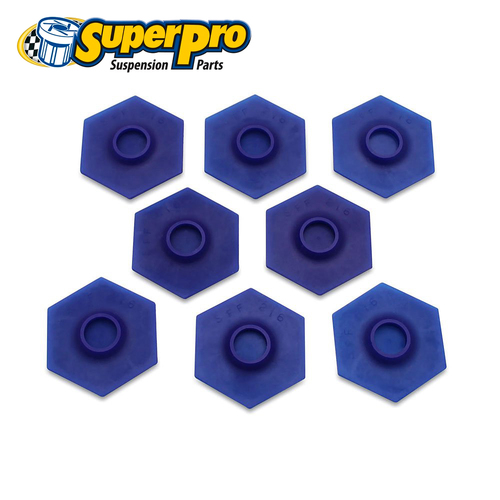 SuperPro Leaf Spring Slipper Pad Bush Kit - Rear FOR Falcon/Fairlane 66-02 SPF0216K