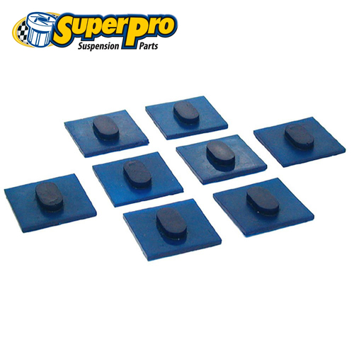 SuperPro Leaf Spring Slipper Pad Bush Kit - Front + Rear FOR Patrol MK/MQ SPF0218K