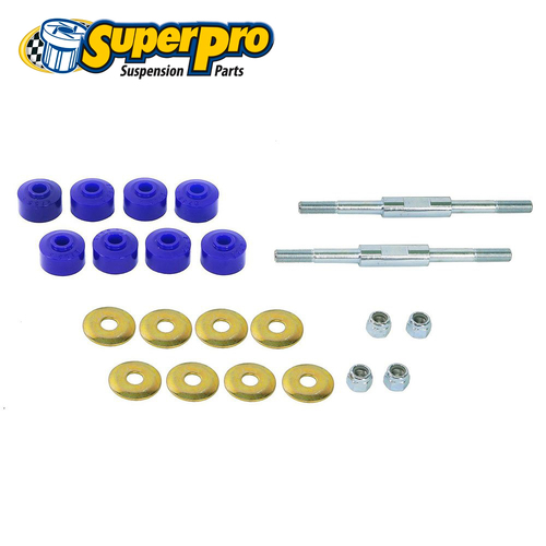 SuperPro Sway Bar Link Rod Kit-Original Bar - Front FOR Holden VB-VP SPF0968K