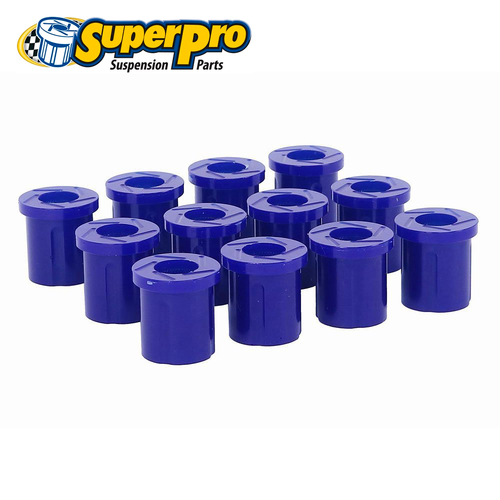 SuperPro Spring Shackle Upper Bush Kit-Heavy Duty - Front FOR Landcruiser 43/45/47/55 Series SPF2231AHK