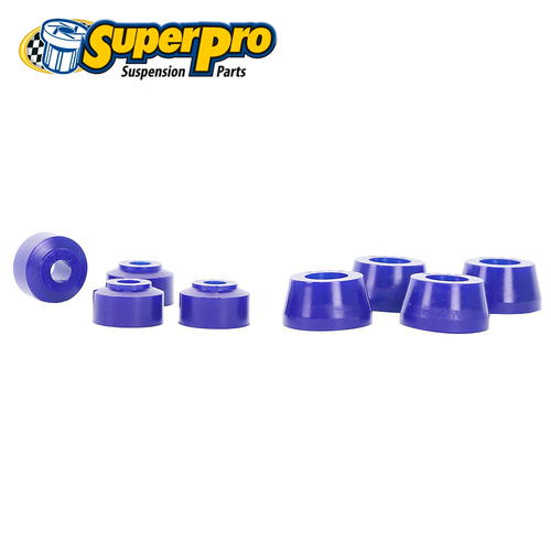 SuperPro Shock Absorber Upper + Lower Bush Kit - Front FOR Landcruiser 75 Series SPF2261K