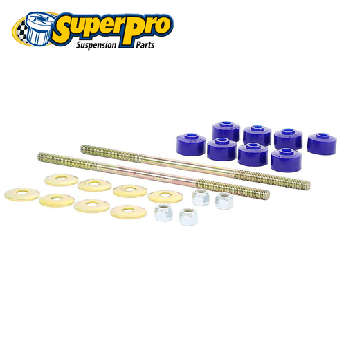 SuperPro Universal Threaded Rod Sway Bar Link Kit SPF2968BK