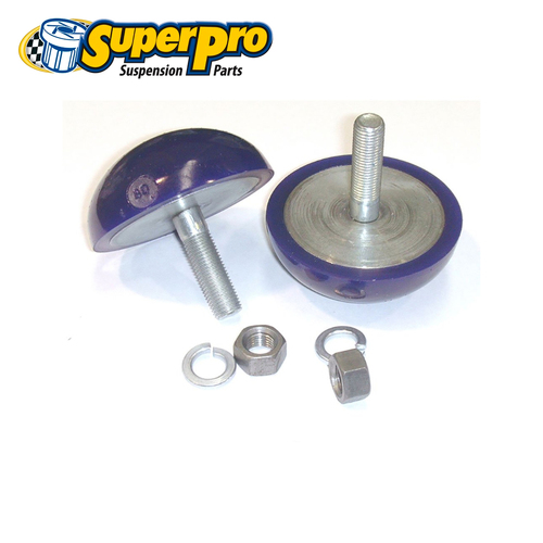 SuperPro Bump Stop Bush Kit 70 Duro Long Bolt 25mm High - Front SPF3139-70K