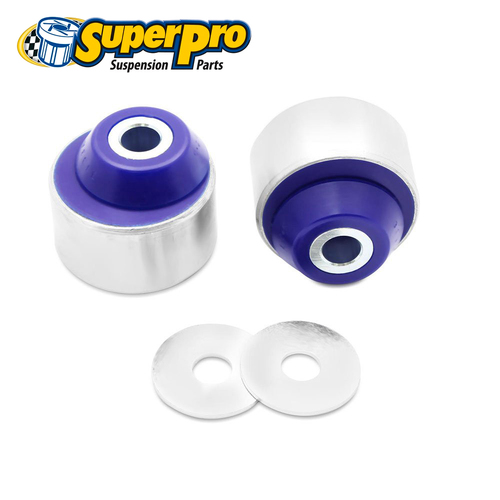 SuperPro Control Arm Lower-Inner Rear Bush Kit - Double Offset - Front FOR Liberty/Outback BM, BR SPF4865K