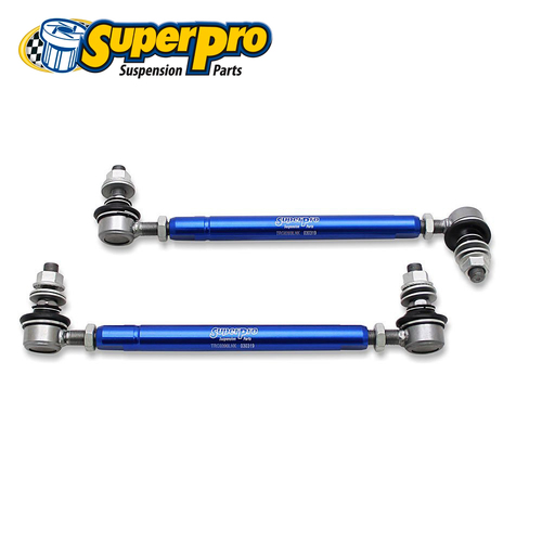 SuperPro 10mm Adjustable Sway Bar Link Kit - Front 254-305mm TRC10200