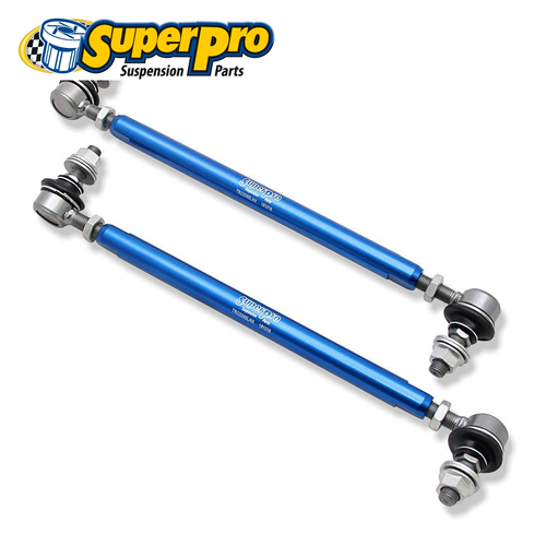 SuperPro Sway Bar Link Kit - Heavy Duty Adjustable TRC10265