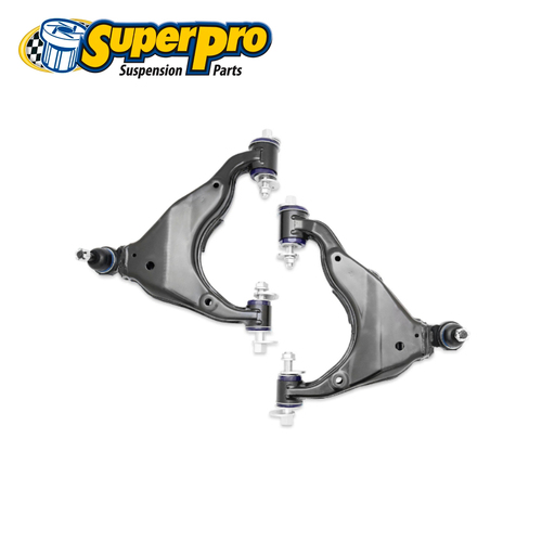 SuperPro Front Lower Control Arm Assembly Kit Adjustable FOR Toyota Lanbdcruiser Prado TRC484