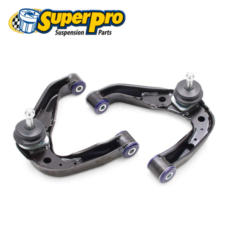 SuperPro Control Arm Upper Complete Assembly-Adj - Front FOR Navara D40, NP300/Pathfinder R51 TRC540