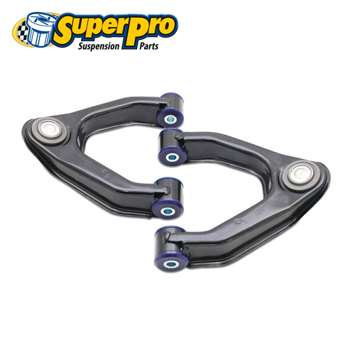 SuperPro Control Arm Upper Complete Assembly Kit - Standard FOR Nissan Navara D22 TRC544