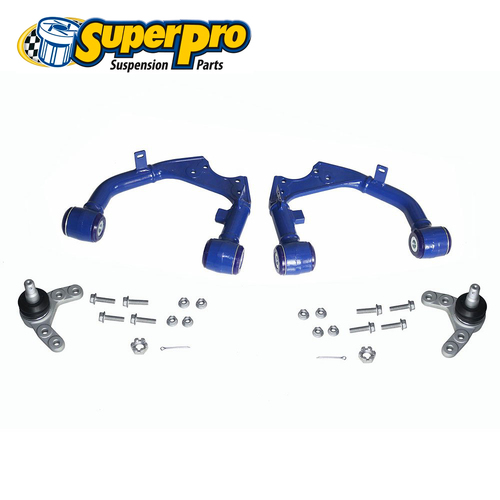 SuperPro Control Arm Upper Complete Assembly Fixed Offset TRC6590