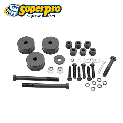 SuperPro Front Differential Mount Drop Kit Complete FOR Toyota Landcruiser 200 Lexus TRCLC200DD