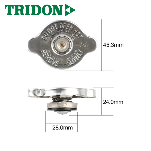 TRIDON RECOVERY RADIATOR CAP CB18125