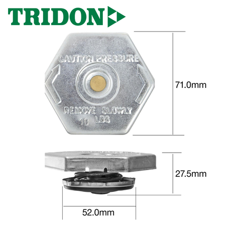 TRIDON RADIATOR CAP CP0430