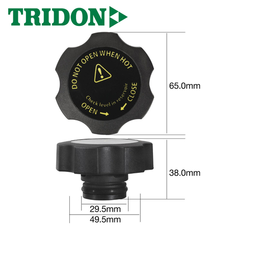 TRIDON RECOVERY RADIATOR CAP CX18125