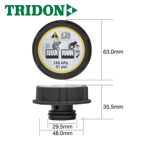 TRIDON RECOVERY RADIATOR CAP MAZDA DA21145