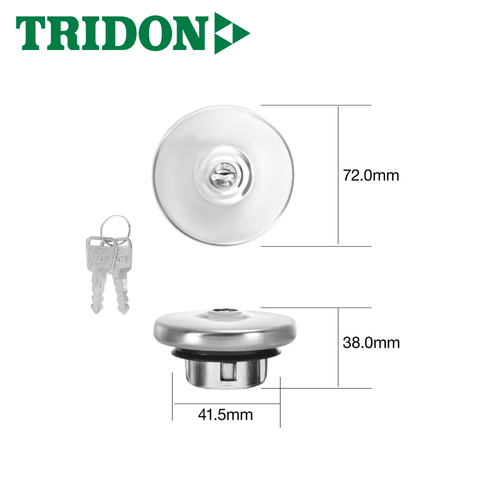 TRIDON LOCKING FUEL CAP TFL224V