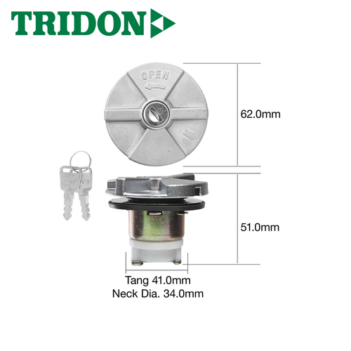 TRIDON LOCKING FUEL CAP TFL302